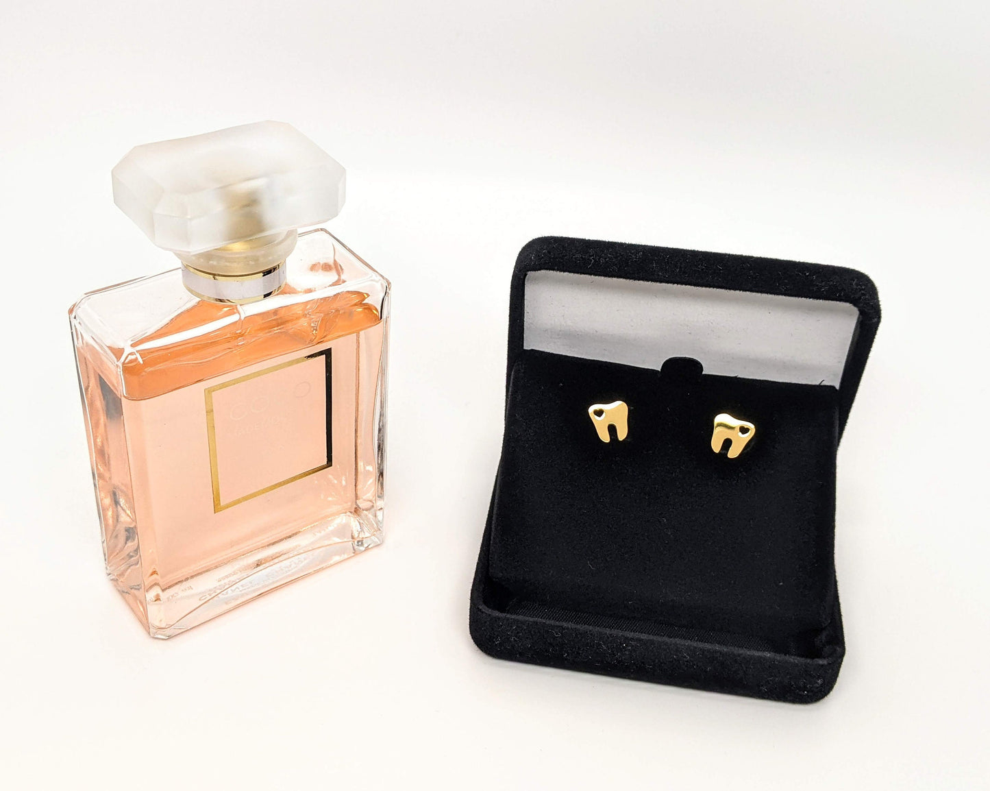 Ships Fast! 18K Gold-Plated Dental Earrings & Bracelet Set – The Perfect Gift for Dental Professionals