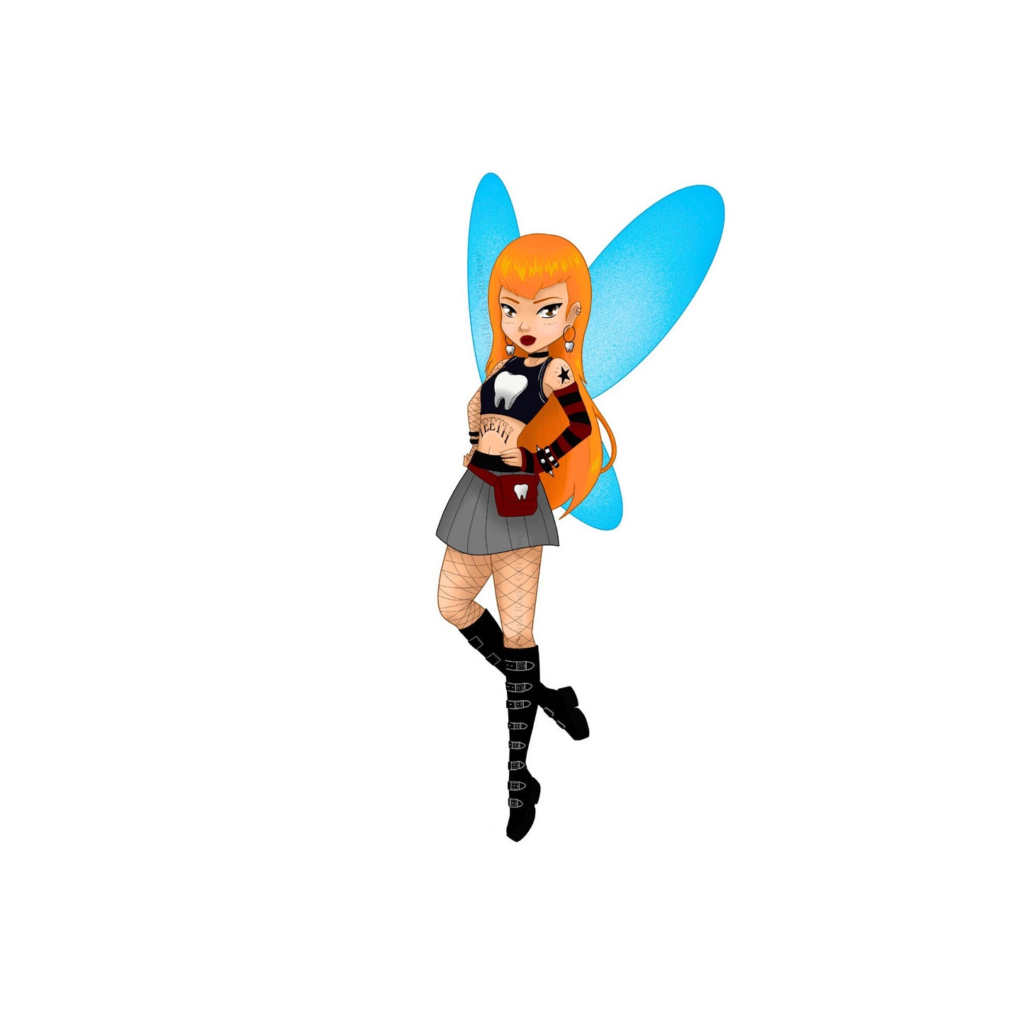Badass Tooth Fairy Sticker | Dental Assistant & Hygienist Gift, Dentist Decal, Laptop & Tumbler Sticker, Fun Dental Decor