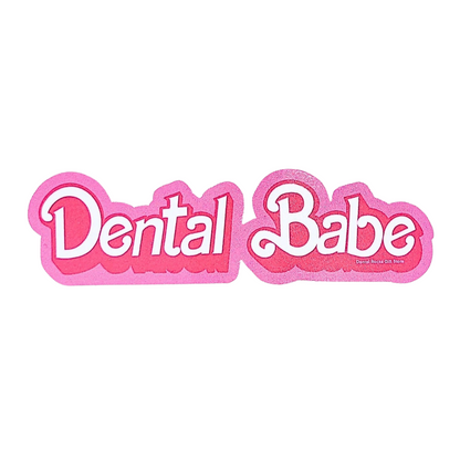 Dental Babe Sticker | Dental Sticker for Car Bumper, Laptop, Bottle, Tumbler, Cell Phone & Helmet - Perfect Dental Hygienist & Assistant Gift