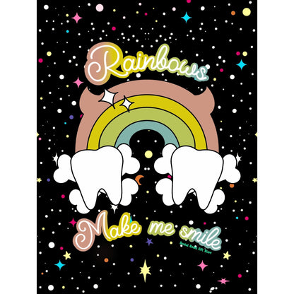 DENTAL RAINBOW SMILE STICKER | Dental Hygienist Sticker, Dental Assistant sticker, Dentist, Dental Gift,Tumbler Stickers,Laptop Stickers,Dental Sticker,Dental Student Gift