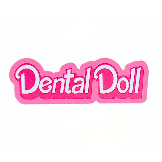 DENTAL DOLL STICKER | Dental Sticker, Car Bumper, Laptop, Bottle, Tumbler, Cell Phone, Helmet, Dental Hygienist Gift, Dental Assistant Gift