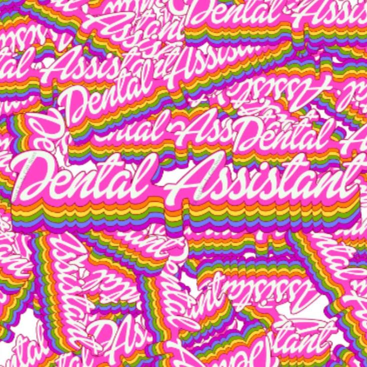 DENTAL ASSISTANT STICKER | Dental Sticker, Car Bumper, Laptop, Bottle, Tumbler, Cell Phone, Helmet, Dental Hygienist Gift, Dental Assistant